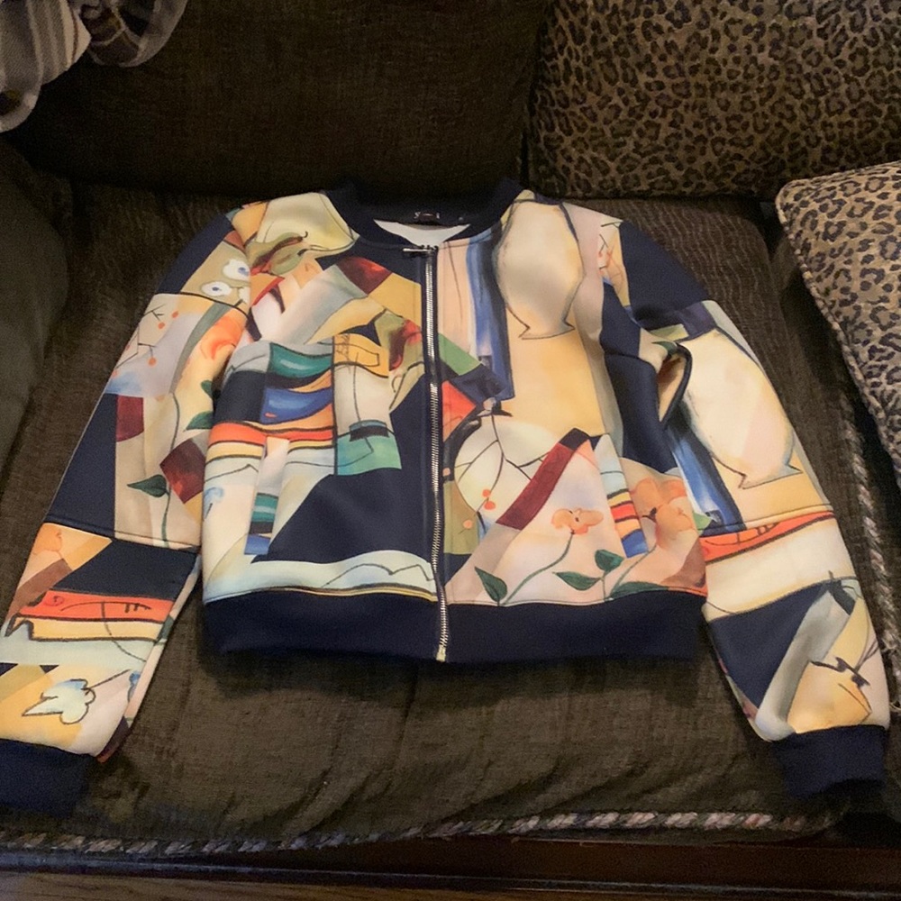 An amazing varsity style jacket that will get all of the attention!